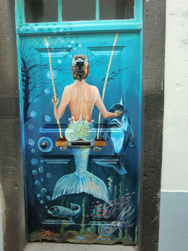 Bunte Türen in der Altstadt