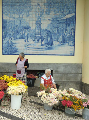 Blumenfrauen in Funchal