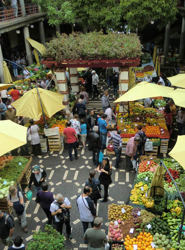 Markthalle in Funchal Markthalle in Funchal