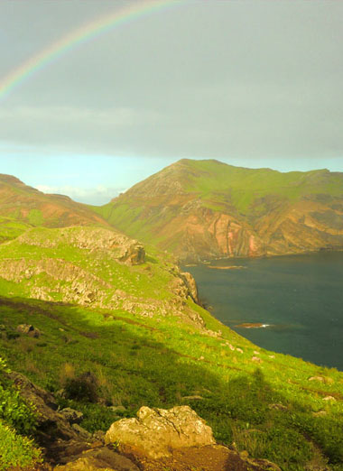 Regenbogen ganz im Osten Regenbogen ganz im Osten